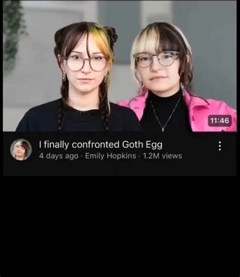 I Finally Confronted Goth Egg